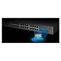 TP-Link SG3428XPP-M2 Multi-Gigabit JetStream PoE switch, 24x PoE, 500W