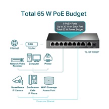 TP-Link TL-SF1009P PoE switch