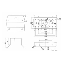 HIKVISION DS-1276ZJ redukce na roh