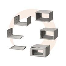 Solarix Rozvaděč nástěnný skládaný SENSA LITE 12U 450mm, dveře plech, RAL 7035, SENSA-L-12U-545-21-G