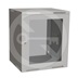 SOLARIX Rozvaděč skládaný nástěnný SENSA LITE 12U 450mm, dveře sklo, RAL 7035, SENSA-L-12U-545-11-G