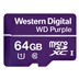 WD micro SDHC karta 64GB Purple WDD064G1P0C