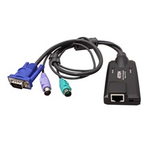 Aten KVM modul k přepínači počítačů přes TP (VGA / 2x PS/2), až 50m (KA7120)