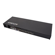 Aten KVM přepínač (IP konzole / USB+PS/2 Klávesnice a Myš, VGA) 8:1, KVM moduly přes TP (KH1508Ai)