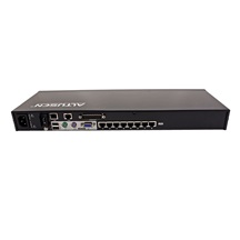 Aten KVM přepínač (IP konzole / USB+PS/2 Klávesnice a Myš, VGA) 8:1, KVM moduly přes TP (KH1508Ai)