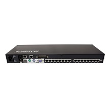 Aten KVM přepínač  (IP konzole / USB+PS/2 Klávesnice a Myš, VGA) 16:1, PS/2 + USB, přes TP (KH1516Ai)