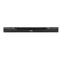 Aten KVM přepínač (2x IP konzole / USB+PS/2 Klávesnice a Myš, VGA) 40:1, virtual media,KVM moduly přes TP (KN2140V)