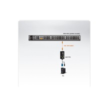 Aten KVM modul k přepínači počítačů přes TP (VGA, USB, Virtual Media) (KA7175)
