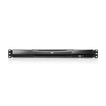Aten LCD 19'' KVM přepínač (IP konzole, USB+PS/2, VGA) 8:1, dual rail, KVM moduly přes TP, UK (KL1508AiN)