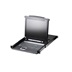Aten LCD 17'' KVM přepínač (Klávesnice, VGA, Myš) 16:1, PS/2 (USB), OSD, výsuvný, do 19'' rozvaděče, UK (CL1016M)