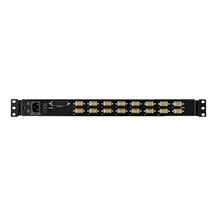 Aten LCD 17'' KVM přepínač (Klávesnice, VGA, Myš) 16:1, PS/2 (USB), OSD, výsuvný, do 19'' rozvaděče, UK (CL1016M)