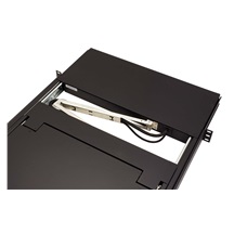 Aten LCD 17'' KVM přepínač (Klávesnice, VGA, Myš) 16:1, PS/2 (USB), OSD, výsuvný, do 19'' rozvaděče, UK (CL1016M)