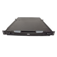 Aten LCD 17'' KVM přepínač (Klávesnice, VGA, Myš) 16:1, PS/2 (USB), OSD, výsuvný, do 19'' rozvaděče, UK (CL1016M)