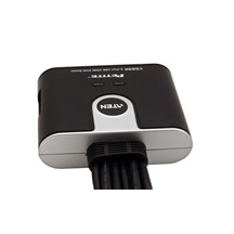 Aten Mini KVM přepínač (USB Klávesnice a Myš, HDMI, Audio) 2:1 USB, integrované kabely (CS692)