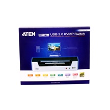 Aten KVM přepínač (USB Klávesnice, HDMI, USB Myš, Audio) 2:1, USB, +USB 2.0 hub (CS1792)