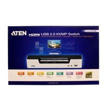 Aten KVM přepínač (USB klávesnice a myš, HDMI, audio) 4:1 USB a USB Hub (CS1794)