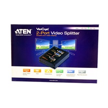 Aten Rozbočovač VGA na 2 monitory, 350MHz (VS132)