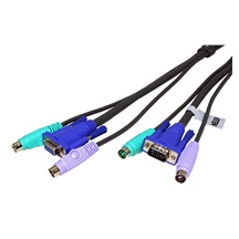 Aten Kabel pro KVM přepínač, 2x PSM / MD15HD - 2x PSM / MD15HD, 10m (2L-1010P/C)