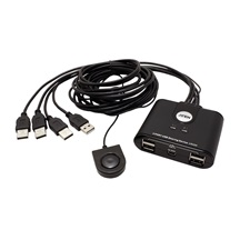 Aten USB 2.0 přepínač 4:4 (US424)