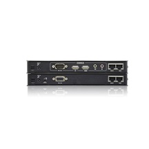 Aten KVM prodlužovací adaptér (USB, dual DVI, audio, RS232), přes 2x TP (CE604)
