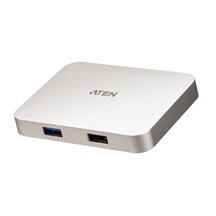 Aten Multiport adaptér USB C(M) -> HDMI A(F) (4K@30Hz), USB 3.0 A + USB 2.0 A, 2x USB C, PD (UH3235)