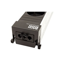BACHMANN Systém CONFERENCE / TOP FRAME, box pro 8 modulů, 3x zásuvka CZ, 1x nabíjecé (2x USB), 4x volné (909.0060)
