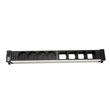 BACHMANN Systém CONFERENCE/TOP FRAME box pro 8 modulů, 4x zásuvka CZ, 4x volné (909.014)