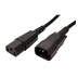 BACHMANN Kabel síťový prodlužovací, IEC320 C14-C13, 2m, černý (356.171)