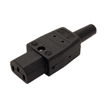 BACHMANN Konektor síťový  IEC320 C13 samice, 250V/10A, na kabel (915.170)