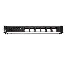 BACHMANN Systém CONFERENCE / TOP FRAME box pro 8 modulů, 2x zásuvka CZ, 6x volné (909.012)