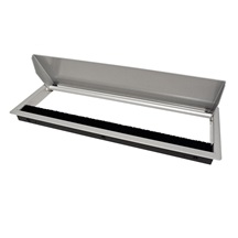 BACHMANN Systém CONI COVER, dlouhý rám (6 modulů), stříbrný (338.0080)