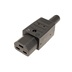 BACHMANN Konektor síťový IEC320 C21 samice, 250V/16A 155°C, na kabel (918.171)