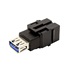 BACHMANN Keystone spojka USB3.0 A(F) - USB3.0 A(F), 1:1 (917.120)