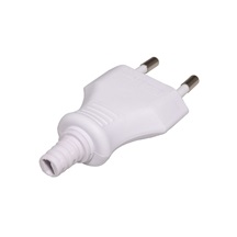 BACHMANN Konektor síťový 250V/2,5A, samec, CEE 7/16,  na kabel, bílý