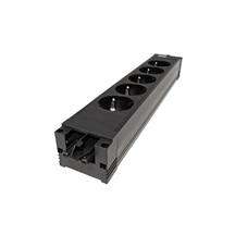 BACHMANN Systém STEP BASE 5x zásuvka DE, GST18(M) - 5x CEE 7/3(F) - GST18(F) (906.18821)