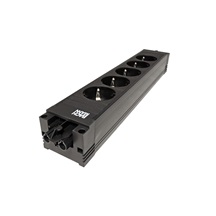 BACHMANN Systém STEP BASE 5x zásuvka DE, GST18(M) - 5x CEE 7/3(F) - GST18(F) (906.18821)