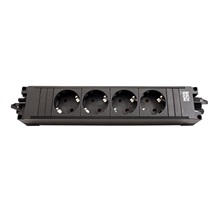 BACHMANN Systém STEP BASE 4x zásuvka DE, GST18(M) - 4xCEE 7/3(F) - GST18(F) (906.18819)