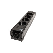 BACHMANN Systém STEP BASE 4x zásuvka DE, GST18(M) - 4xCEE 7/3(F) - GST18(F) (906.18819)