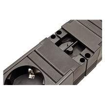 BACHMANN Systém STEP BASE 4x zásuvka DE, GST18(M) - 4xCEE 7/3(F) - GST18(F) (906.18819)