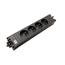 BACHMANN Systém STEP BASE 4x zásuvka CZ, GST18(M) - 4x CEE 7/7(F) - GST18(F) (906.18820)