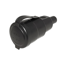 BACHMANN Konektor 250V/16A samice (zásuvka), CEE 7/5, na kabel, IPx4, černý (919.169)