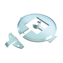 BACHMANN Průchozí koncový úchyt organizéru kabelů Quadro, bílý (930.096)