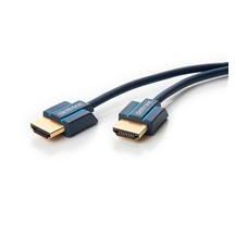 Clicktronic HQ OFC High Speed HDMI tenký kabel s Ethernetem, Ultra-HD, HDMI M - HDMI M, 1m