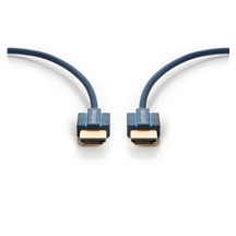 Clicktronic HQ OFC High Speed HDMI tenký kabel s Ethernetem, Ultra-HD, HDMI M - HDMI M, 1m