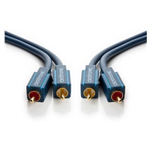 Clicktronic HQ OFC Kabel 2x cinch(M) - 2x cinch(M), audio, 0,5m