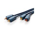 Clicktronic HQ OFC Kabel 2x cinch(M) - 2x cinch(M), audio, 1m