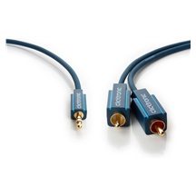 Clicktronic HQ OFC Kabel jack 3,5M - 2x cinch(M), audio, 5m