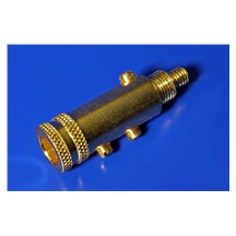 Clicktronic Konektory "banánek" 4mm pro reproduktory, set 2x 2ks, zlacené