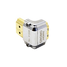 CROMO Redukce HDMI (M) - HDMI (F), lomená nahoru