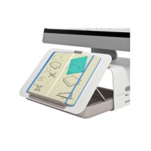 Dataflex Ergonomická stolní sada, (stojan,úložný box) bílá, Addit Bento